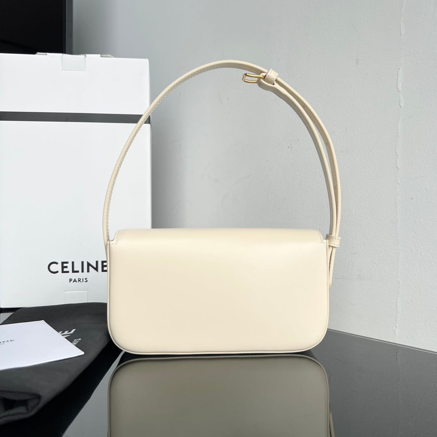 TRIOMPHE 20 WHITE CREAM CALFSKIN - Product Image 2