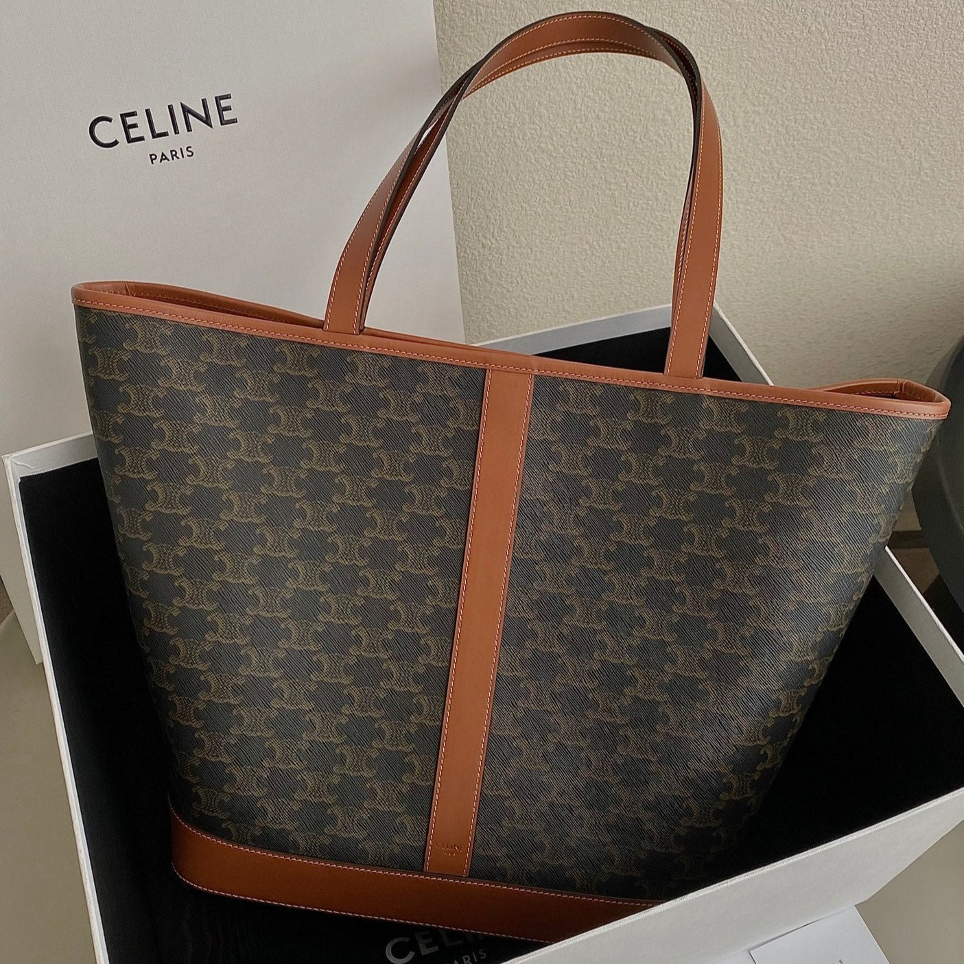 Triomphe 31 TAN Calfskin