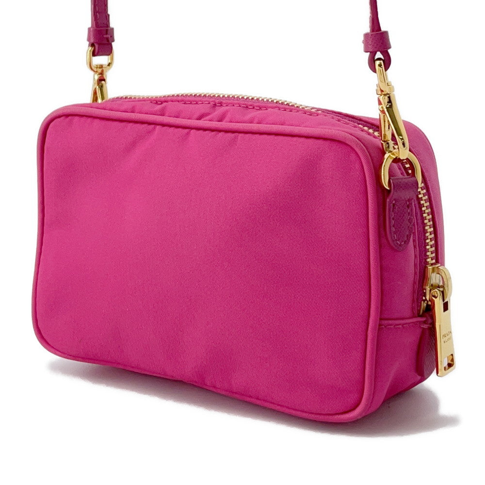 Prada Ribbon Shoulder Pink1n1727 Nylon