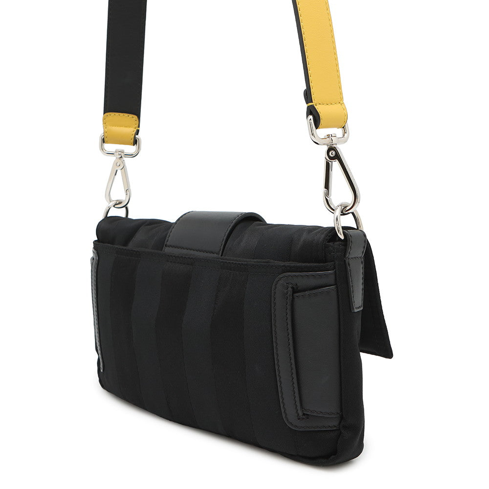 FENDI Pecan Bucket for Men Black/Yellow7VA472 Nylon Leather - Product Image 2