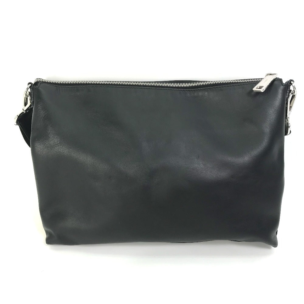 Fendi Shoulder Bag Leather Black Crossbody Clutch Bag Monster Bugs …
