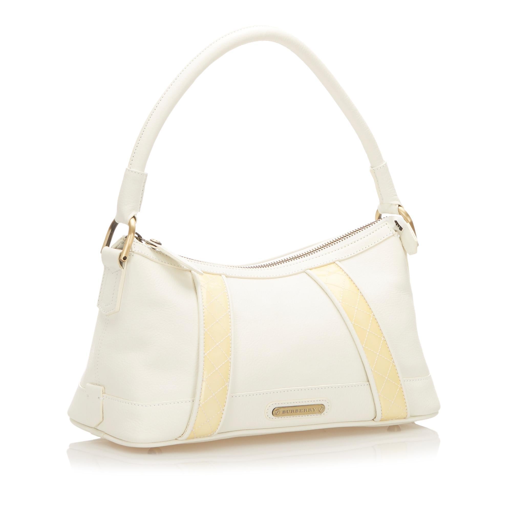 Burberry Leather Baguette