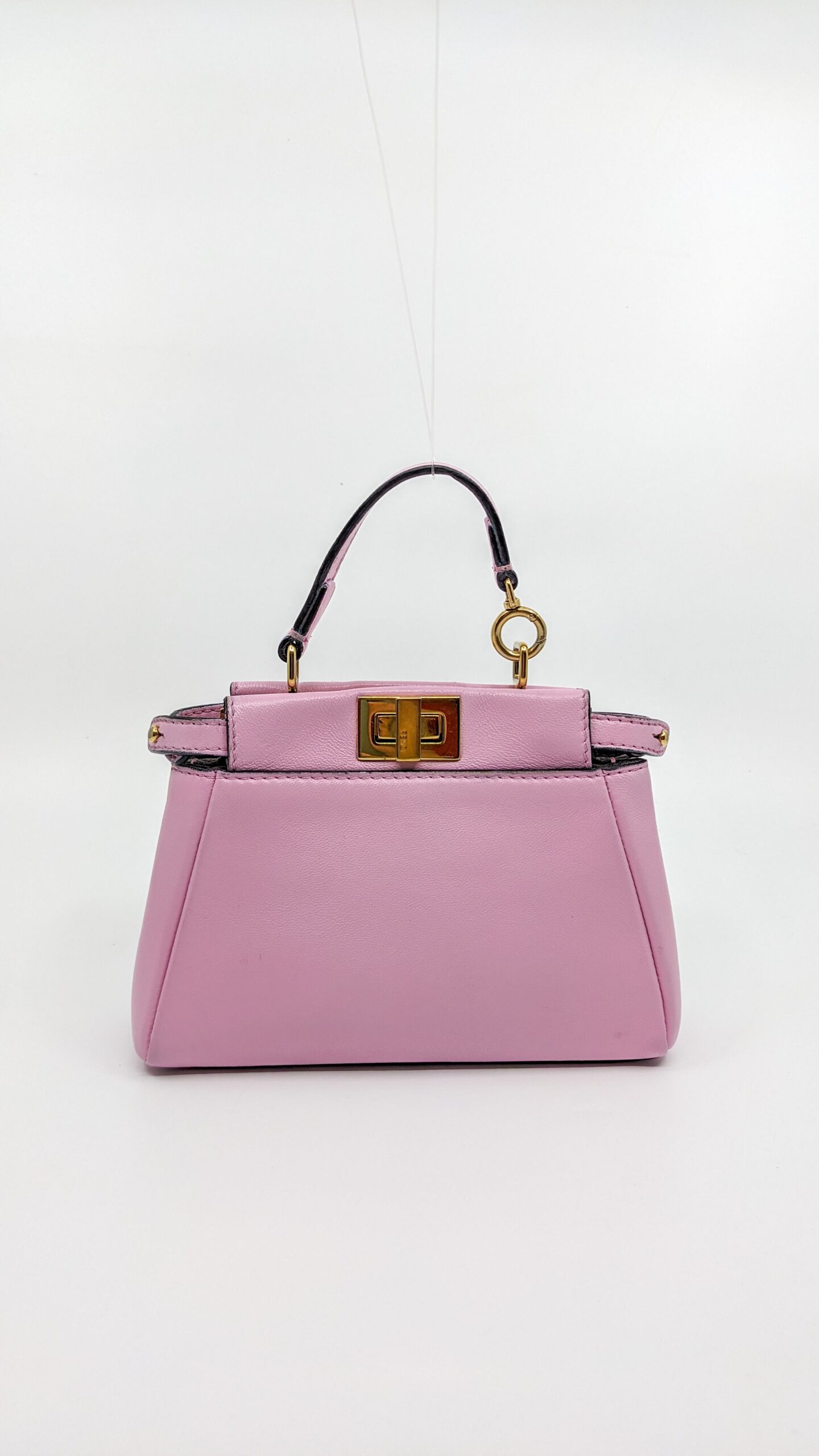 Fendi Micro Peekaboo In Pastel Pink
