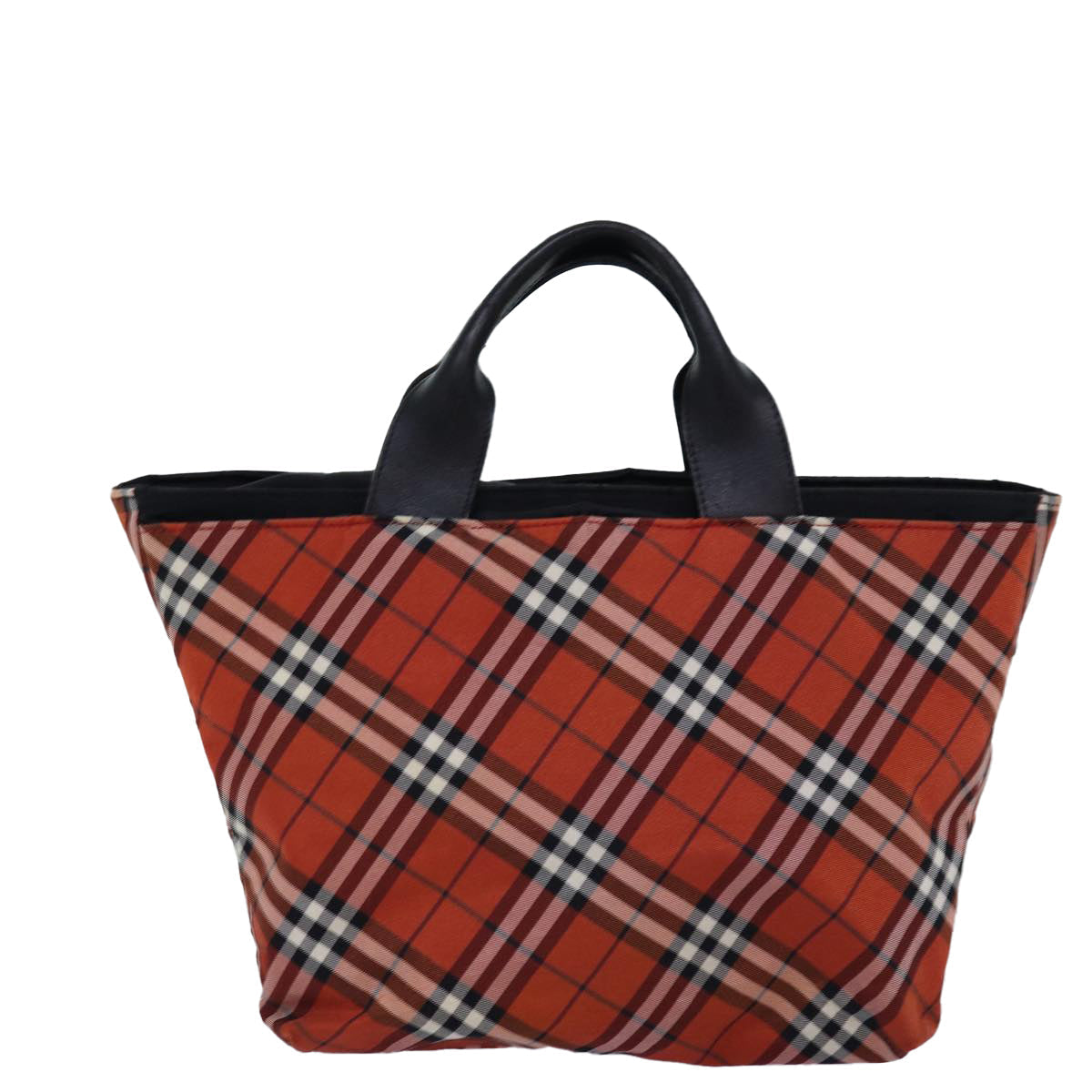 Burberry Nova Check Hand Bag Nylon Red Auth bs14690 - Product Image 2