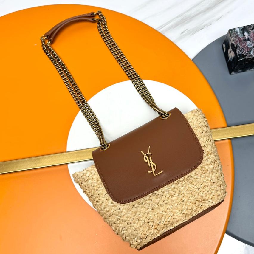 Saint Laurent handbag beige – front view